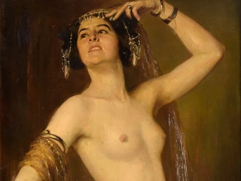 1861-Gustav Rienäcker - Odalisca